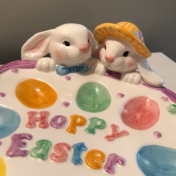 Easter Deviled Egg Platter Plate - Picture 2 of 4